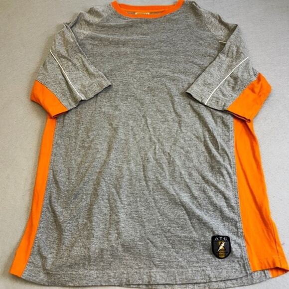 Adirondack ATC Shirt Mens XL Mountain Force Gray Orange Normcore Outdoors Rare - Picture 1 of 8